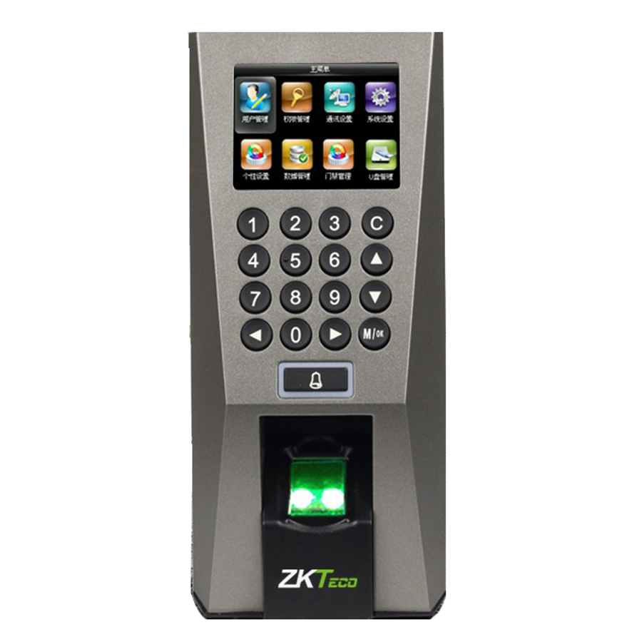 ZKTeco中控智慧熵基F7 Plus/F18 一體化指紋門(mén)禁考勤系統(tǒng)解決方案